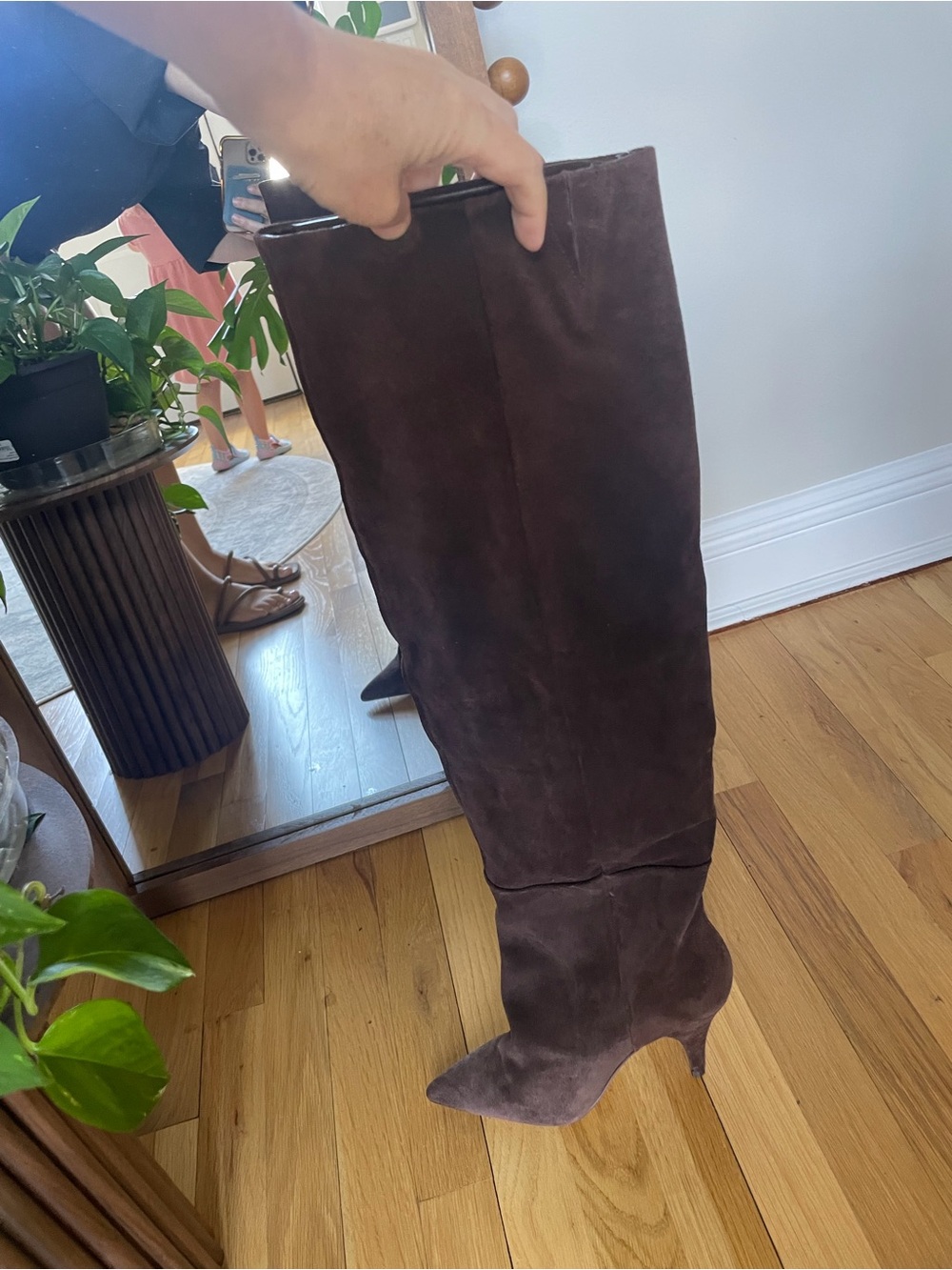 Bellamie Dark Brown Suede Over-the-Knee Pointed Toe Boots size 7. Steve Madden - Picture 12 of 12